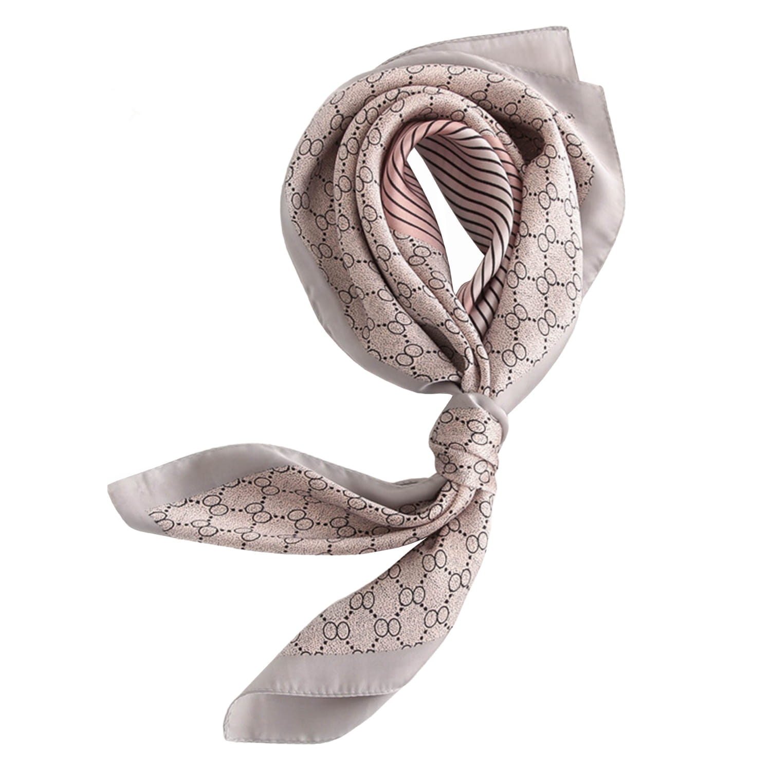 Boczny widok apaszki z lamówką, podkreślającą jej nowoczesny i kobiecy charakter | KAMEA | Spironik.pl