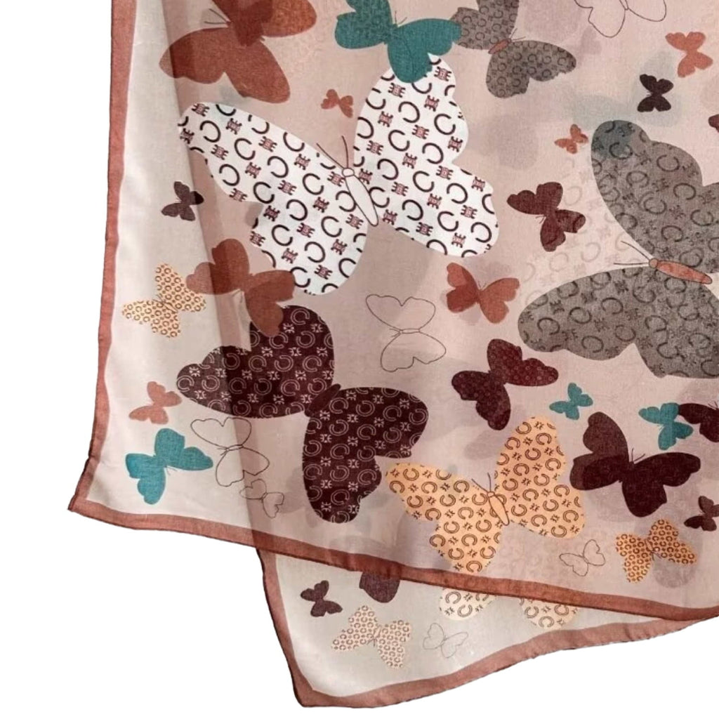 Szaliki, Model: C2078-2//T32//11, Kolor: brązowy, Skład materiału: 100% Wiskoza, Przeznaczenie: Wielosezonowe, Wymiary(długość/szerokość): 180cm/85cm (Szaliki, zdjęcie 5)