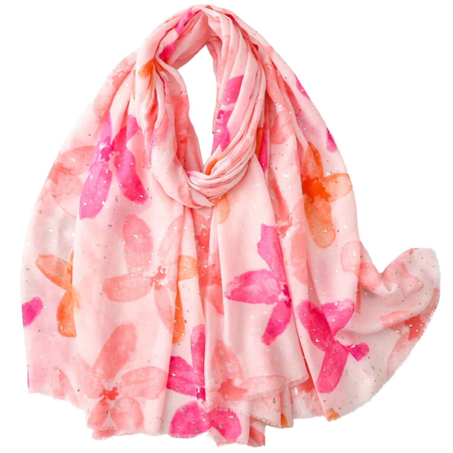 Bok szala o wymiarach 180x90 cm, wykonany z bawełny i wiskozy, miękki w dotyku | KAMEA | Spironik.pl