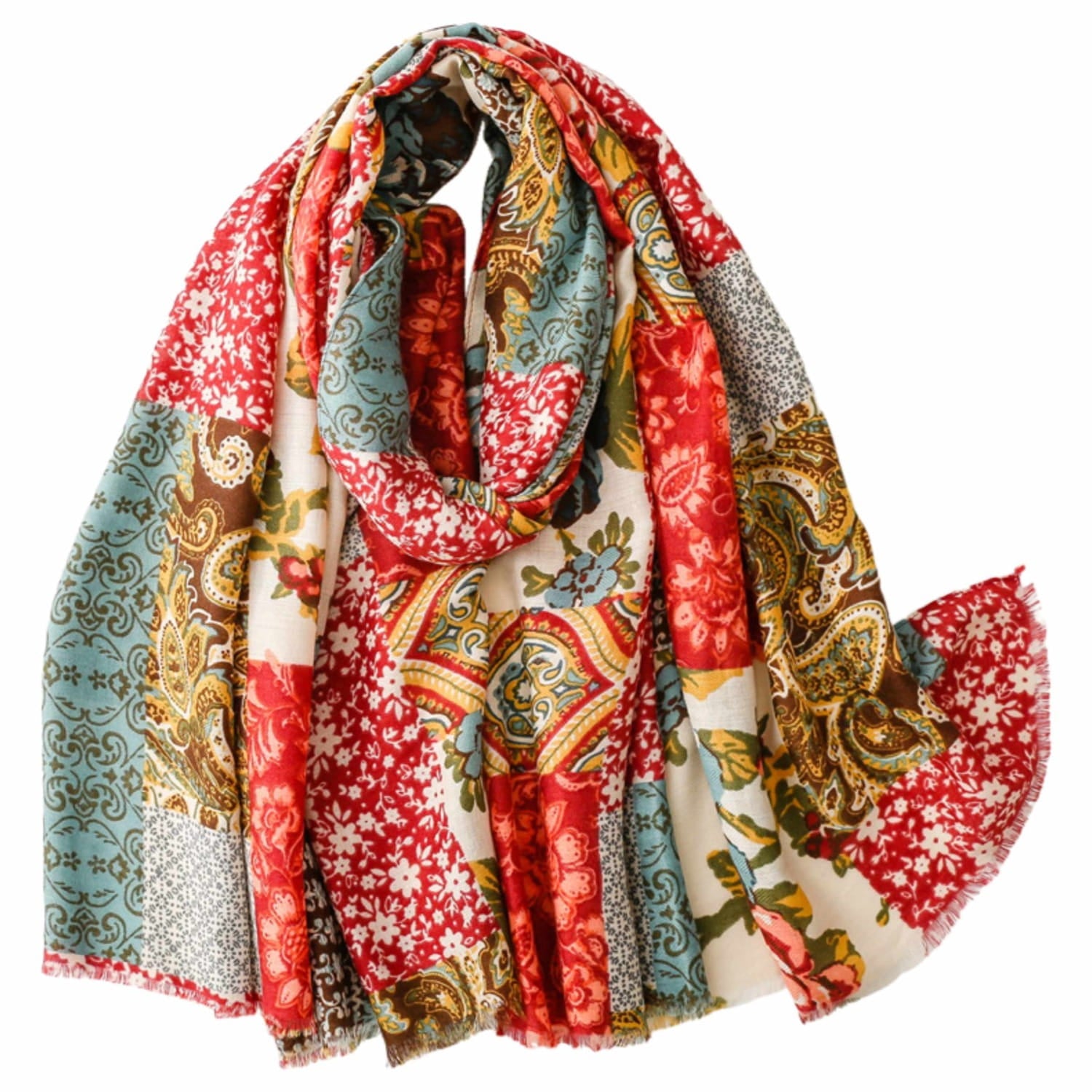 Szal boho w skali, porównany z innymi akcesoriami, podkreślający jego oryginalność i styl | KAMEA | Spironik.pl