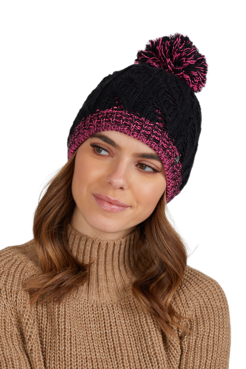 Čepice, Model: Catrina, Barva: černá, Složení materiálu: 70% Vlna; 30% Akryl, Určení: Podzim/Zima, Velikost: Univerzální (54-60)