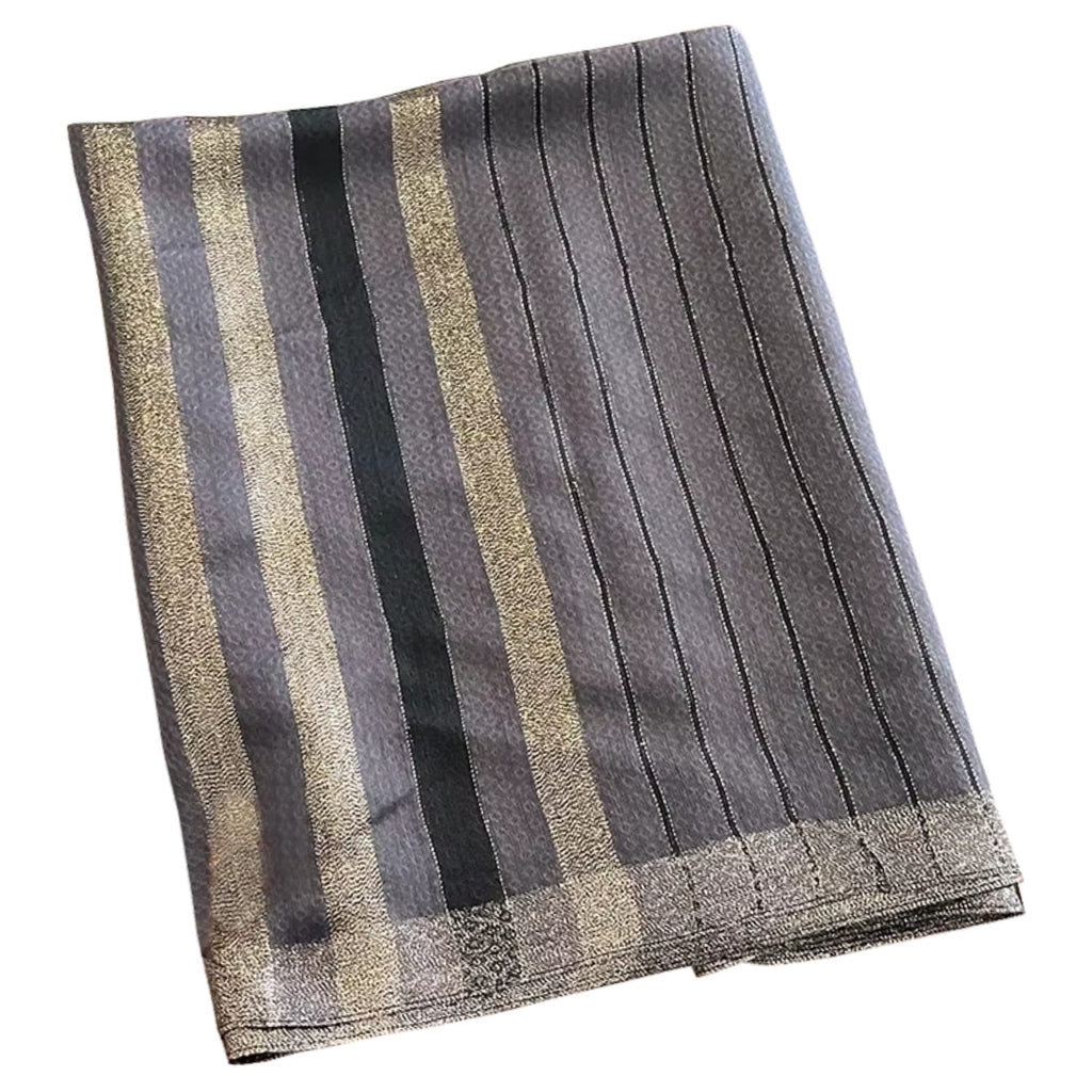 Szalik Damski, Model: RS024-12//T22//1, Kolor: grafitowy, Skład materiału: 60% Wełna; 40% Jedwab morwowy, Przeznaczenie: Wielosezonowe, Wymiary(długość/szerokość): 180cm/90cm (Szalik Damski, zdjęcie 6)