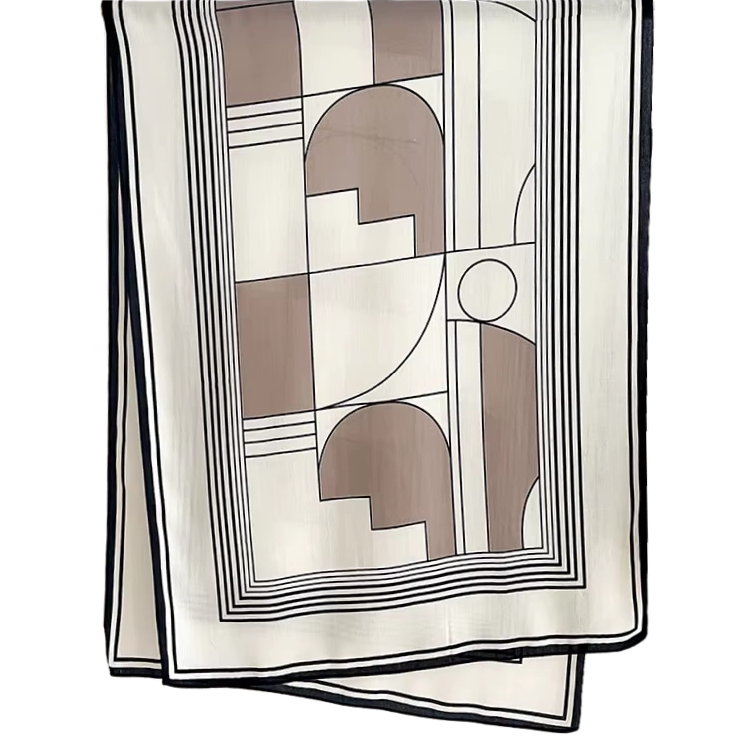 Szalik Damski, Model: HC009-1//T24//3, Kolor: ekru, Skład materiału: 100% Wiskoza, Przeznaczenie: Wielosezonowe, Wymiary(długość/szerokość): 178cm/66cm (Szalik Damski, zdjęcie 3)