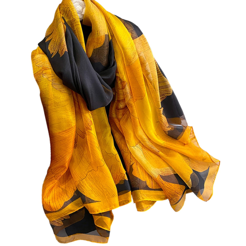 Szalik Damski, Model: YY003//T23//2, Kolor: żółty, Skład materiału: 100% Poliester, Przeznaczenie: Wielosezonowe, Wymiary(długość/szerokość): 190cm/135cm (Szalik Damski, zdjęcie 6)