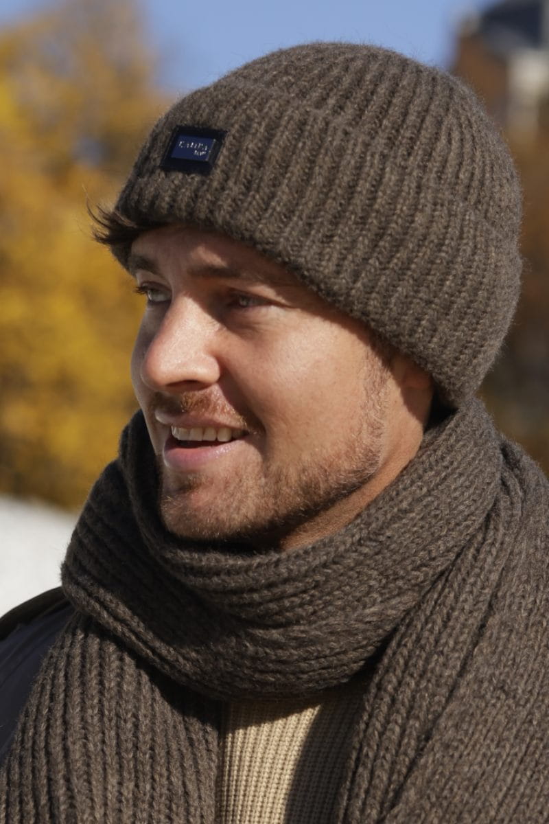 Detal ściągacza czapki MARTIN, zapewniającego elastyczne dopasowanie do obwodu głowy | KAMEA | Spironik.pl