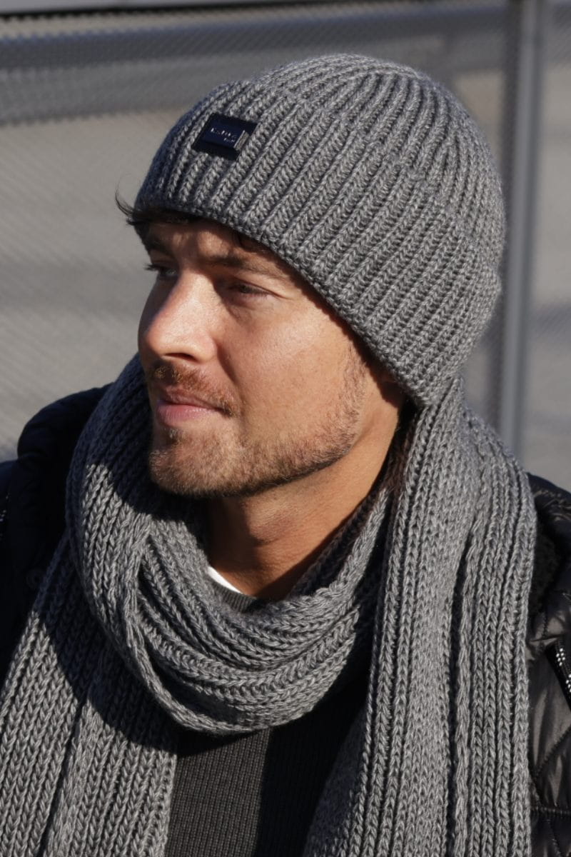 Czapka beanie z elastycznym ściągaczem, dopasowująca się do obwodu głowy 54-62 cm | KAMEA | Spironik.pl