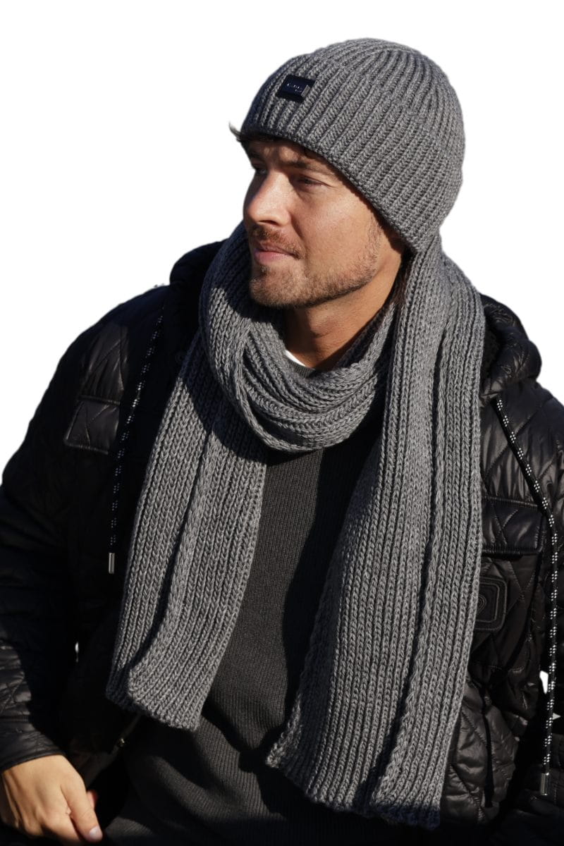 Szalik o długości 172 cm, miękko układający się przy szyi, wykonany z akrylu i wełny | KAMEA | Spironik.pl