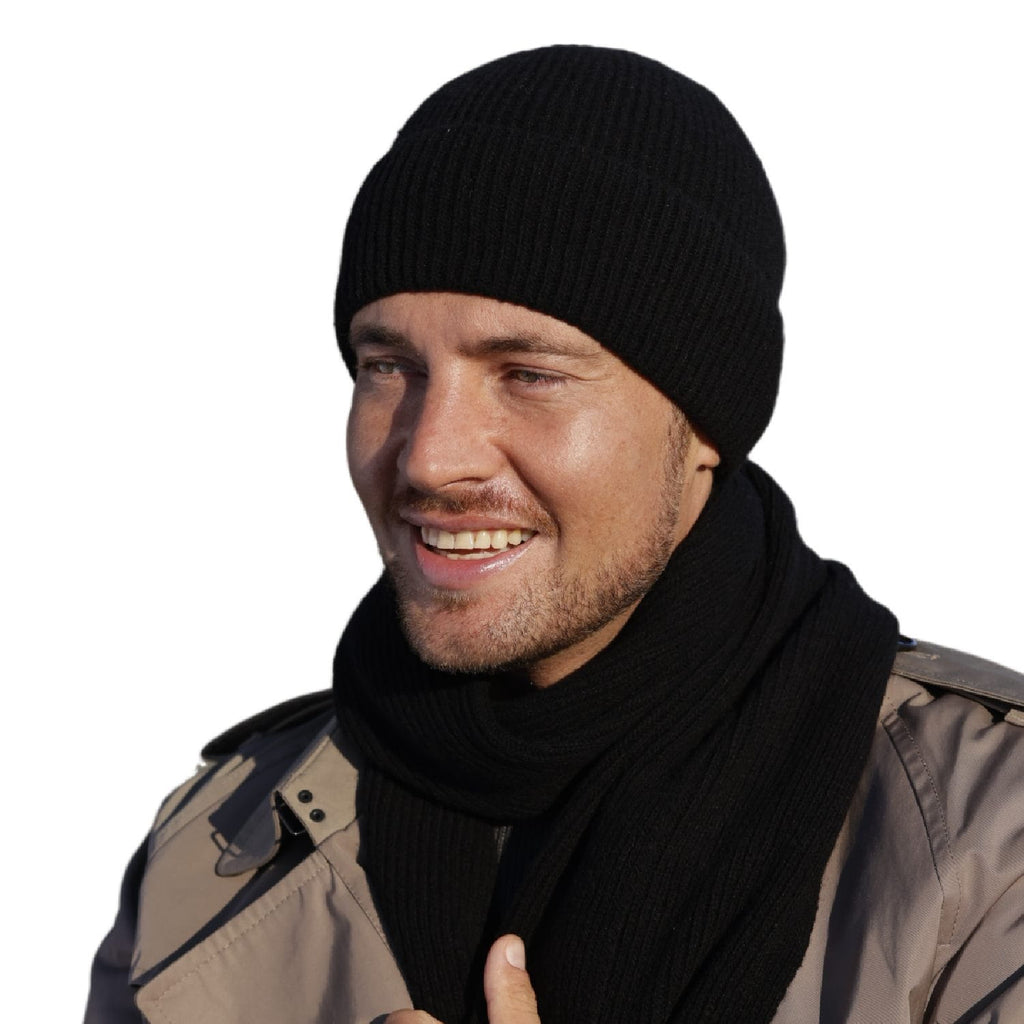Čepice, Model: Liam, Barva: černá, Složení materiálu: 80% Vlna; 20% Polyamid, Určení: Podzim/Zima, Velikost: Univerzální (54-62) (Čepice, fotografie 6)