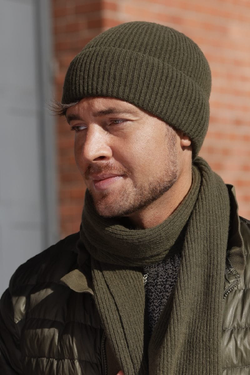 Čepice, Model: Liam, Barva: khaki, Složení materiálu: 80% Vlna; 20% Polyamid, Určení: Podzim/Zima, Velikost: Univerzální (54-62)