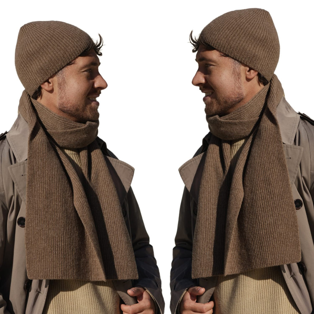 Brązowa czapka Franko, bez podszewki, z naturalnym ciepłem wełny, idealna na sezon jesień-zima | manufacture | Spironik.pl