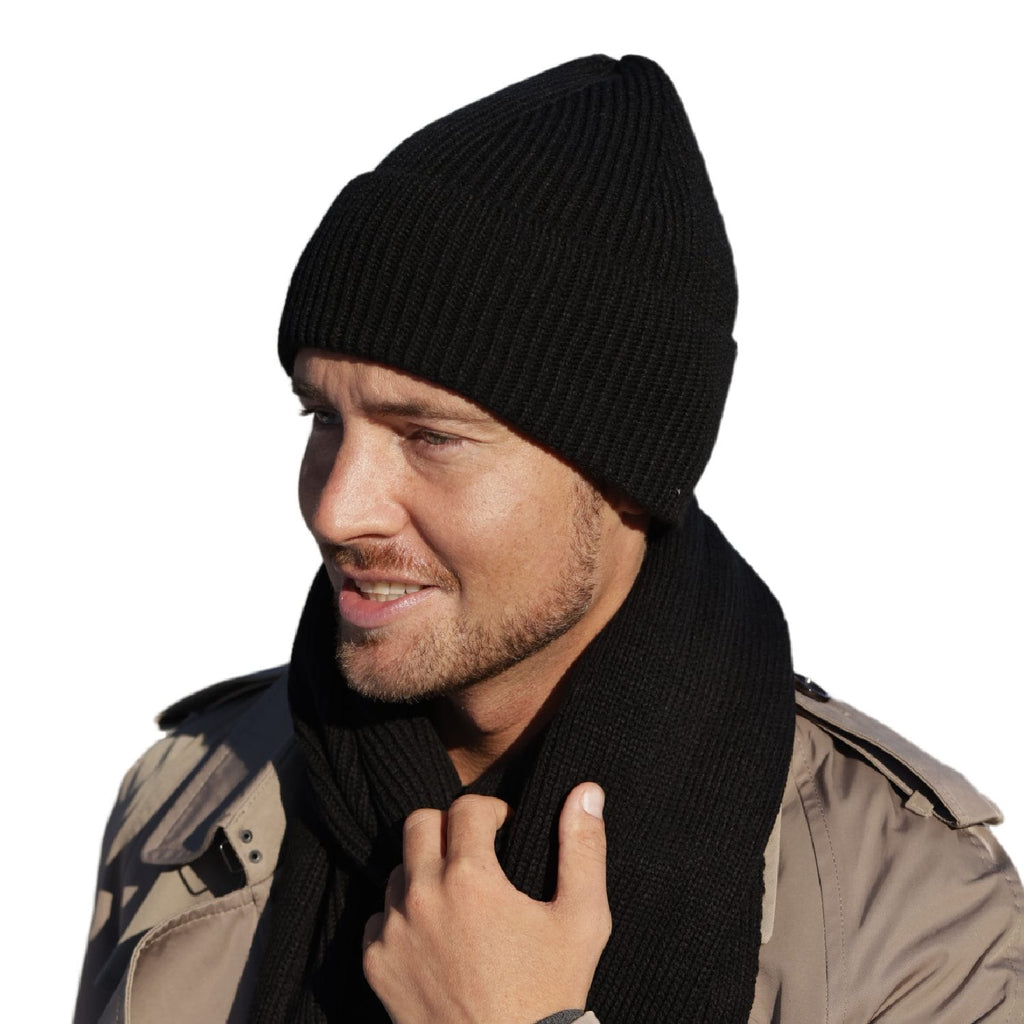 Čepice, Model: Filip, Barva: černá, Složení materiálu: 100% Akryl, Určení: Podzim/Zima, Velikost: Univerzální (54-62) (Čepice, fotografie 6)