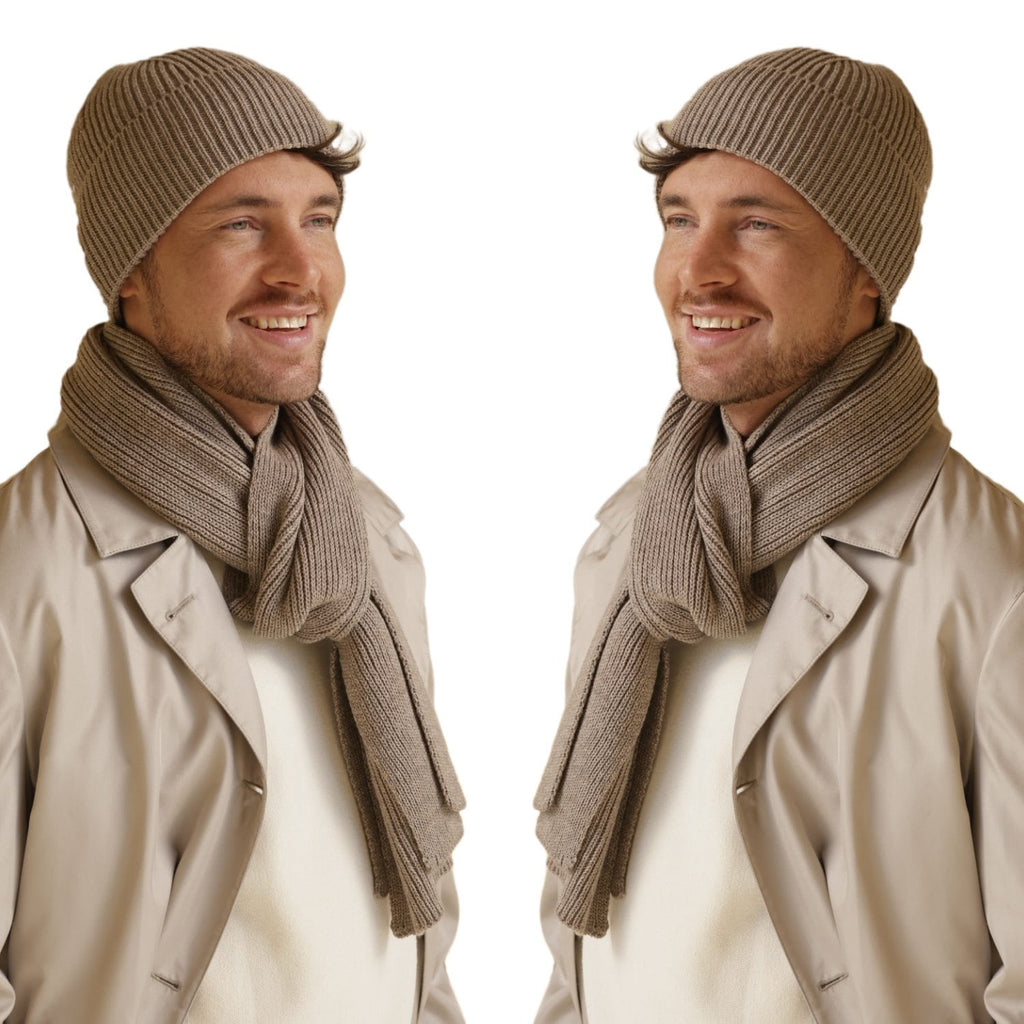 Čepice, Model: Filip, Barva: tmavě béžová, Složení materiálu: 100% Akryl, Určení: Podzim/Zima, Velikost: Univerzální (54-62) (Čepice, fotografie 5)