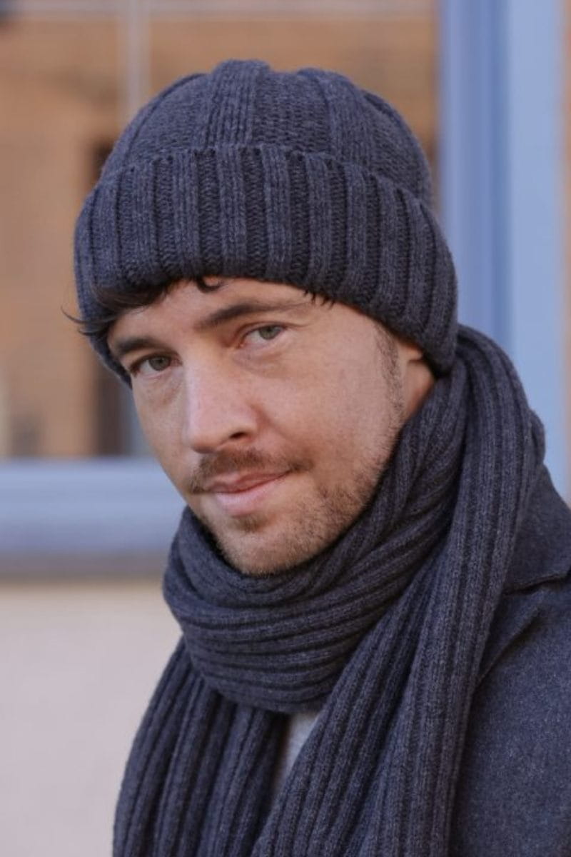 Czapka Męska, Model: BEN, Kolor: grafitowy, Skład materiału: 80% Wełna; 20% Poliamid, Przeznaczenie: Jesień/Zima, Rozmiar: Uniwersalny (54-62)