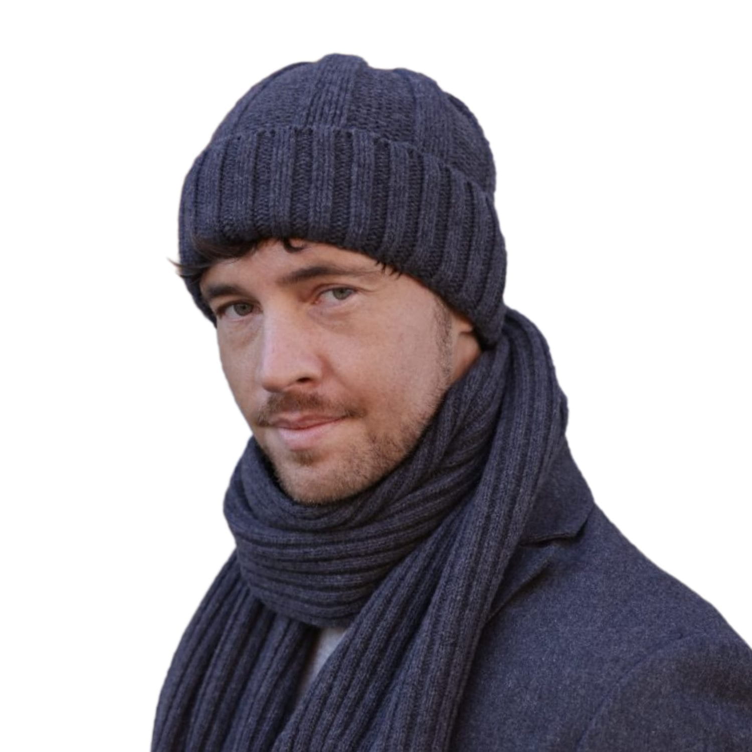 Czapka Męska, Model: BEN, Kolor: grafitowy, Skład materiału: 80% Wełna; 20% Poliamid, Przeznaczenie: Jesień/Zima, Rozmiar: Uniwersalny (54-62) (Czapka Męska, zdjęcie 6)