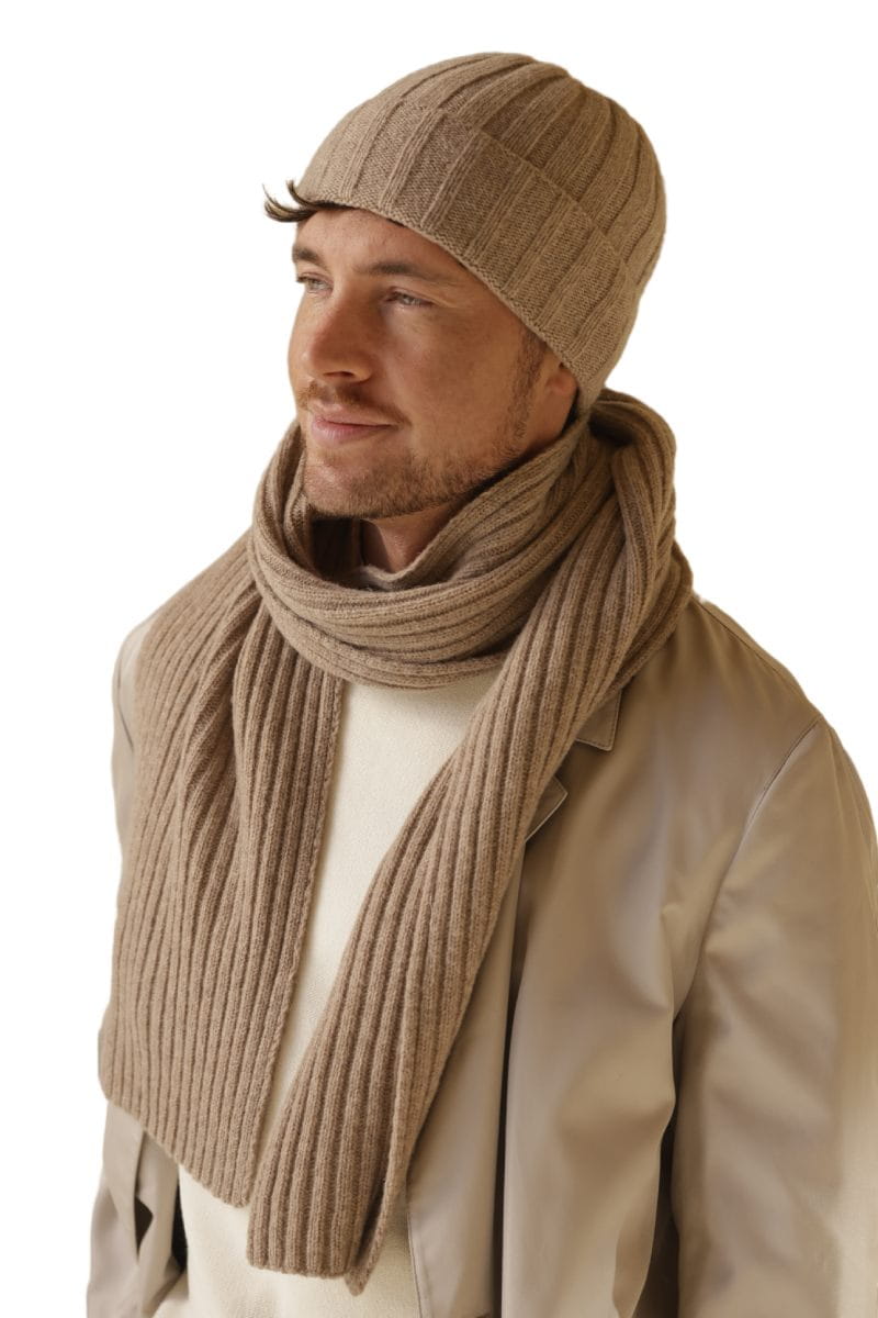 Čepice, Model: TREVOR, Barva: tmavě béžová, Složení materiálu: 80% Vlna; 20% Polyamid, Určení: Podzim/Zima, Velikost: Univerzální (54-62) (Čepice, obrázek 4)