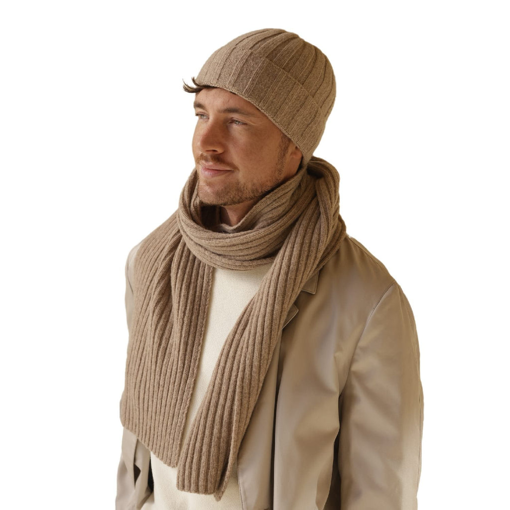 Čepice, Model: TREVOR, Barva: tmavě béžová, Složení materiálu: 80% Vlna; 20% Polyamid, Určení: Podzim/Zima, Velikost: Univerzální (54-62) (Čepice, obrázek 5)