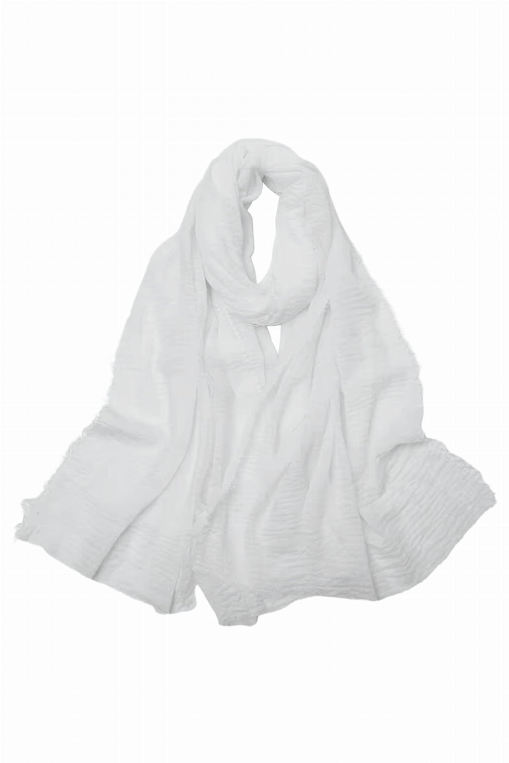 Dámský šátek, Model: H001-35//T33//12, Barva: světle šedá, Složení materiálu: 100% Polyester, Určení: Vícesezónní, Rozměry(délka/šířka): 180cm/85cm