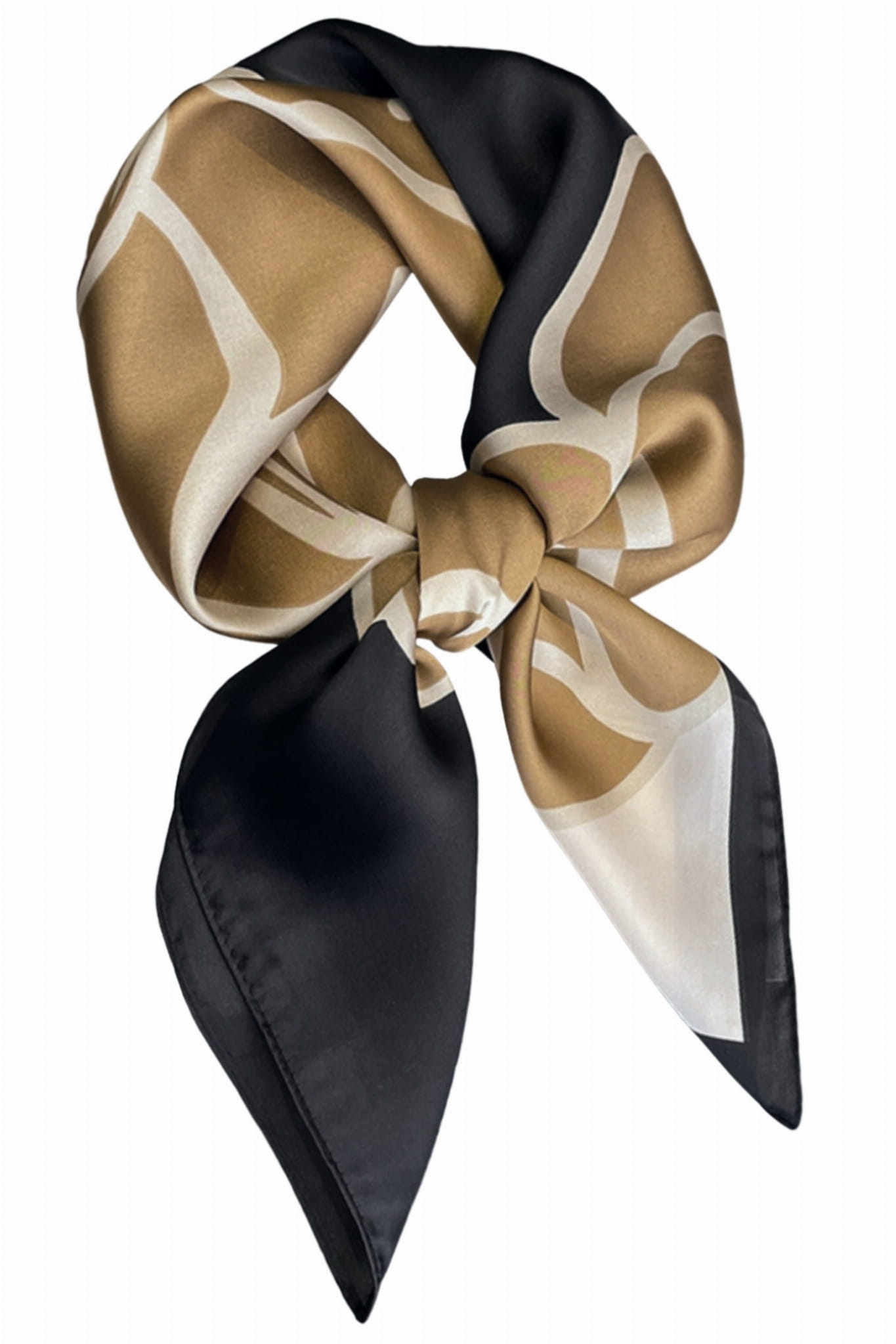 Apaszka, Model: FJ265-1//T40//19, Kolor: camelowy, Skład materiału: 100% Poliester, Przeznaczenie: Wielosezonowe, Wymiary(długość/szerokość): 70cm/70cm