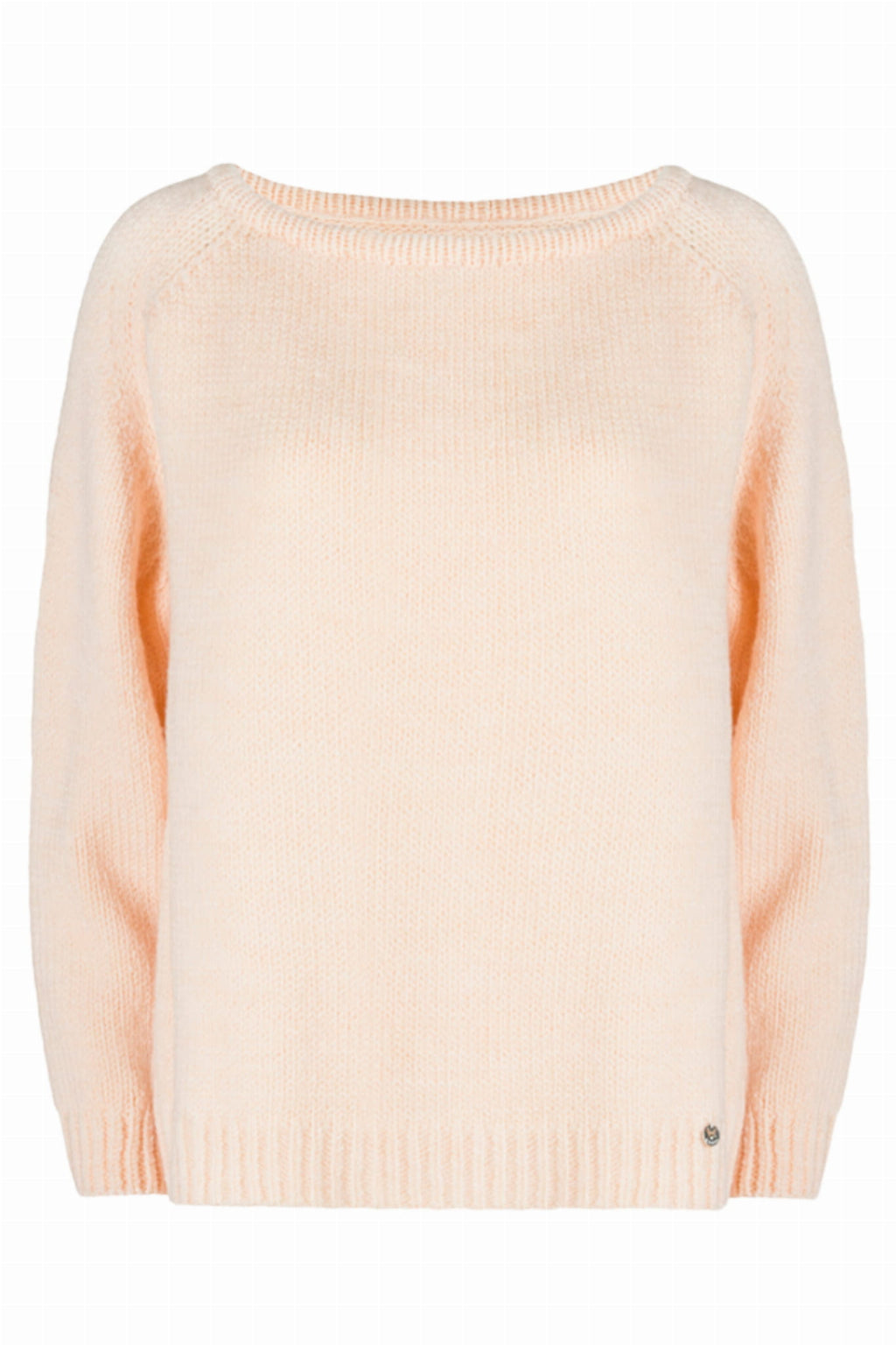 Sweter Damski, Model: Mirra, Kolor: pudra, Skład materiału: 50% Akryl; 20% Poliamid; 25% Merynos Wełna; 5% Elastan, Przeznaczenie: Wielosezonowe (Sweter Damski, zdjęcie 4)