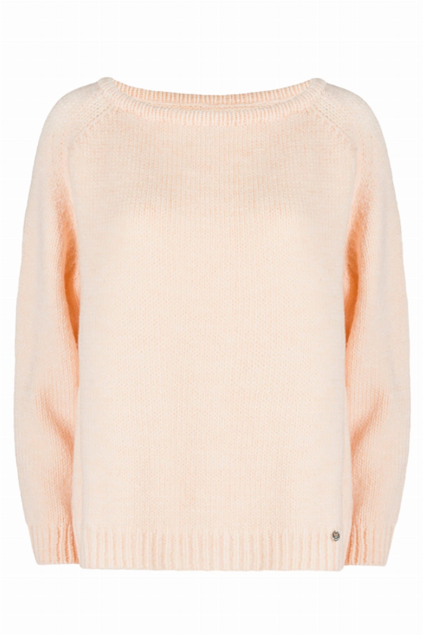 Sweter Damski, Model: Mirra, Kolor: pudra, Skład materiału: 50% Akryl; 20% Poliamid; 25% Merynos Wełna; 5% Elastan, Przeznaczenie: Wielosezonowe (Sweter Damski, zdjęcie 4)