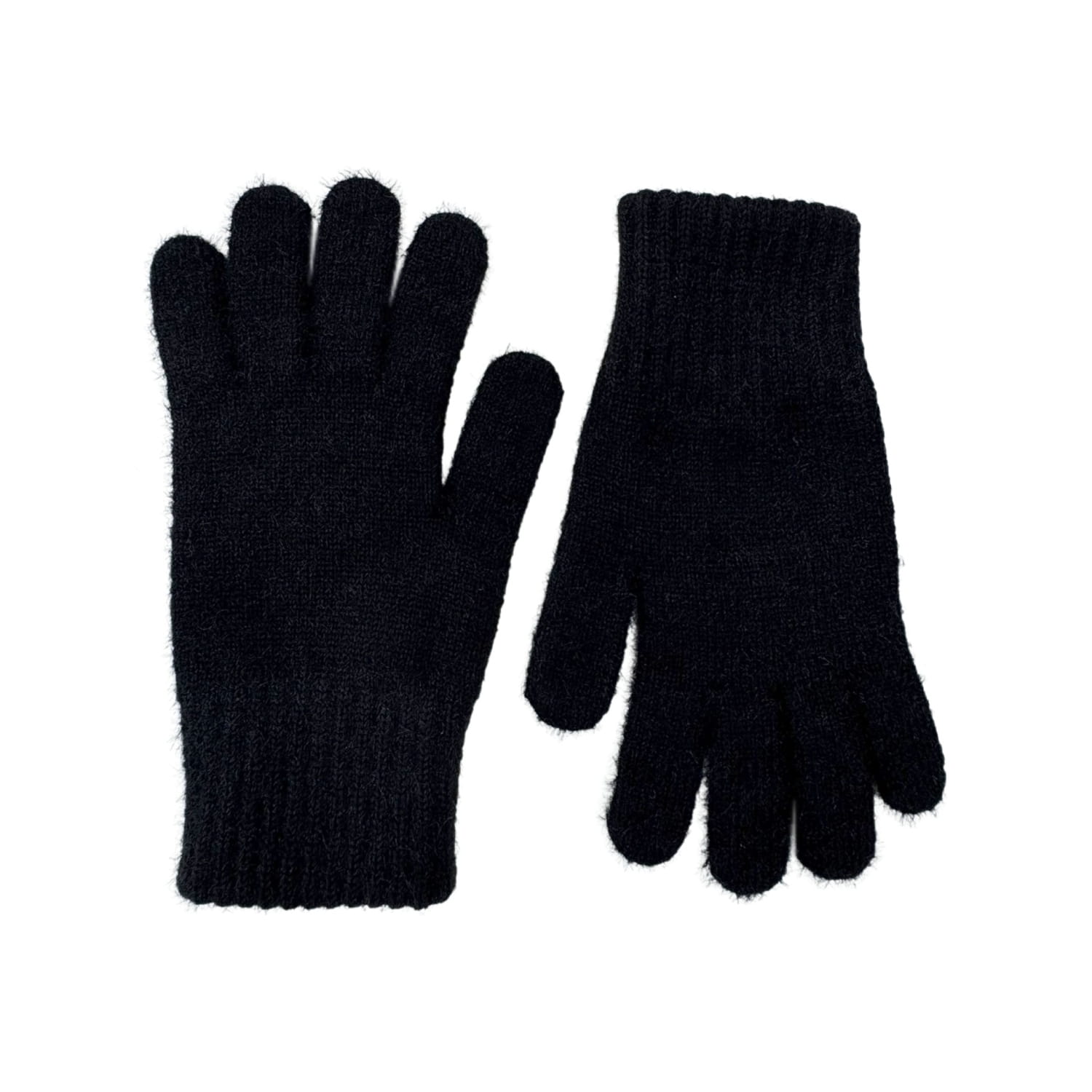 Rękawiczki, Model: Malus-Rękawiczki, Kolor: czarny, Skład materiału: 20% Moher; 10% Wełna; 50% Akryl; 20% Poliamid, Przeznaczenie: Jesień/Zima, Rozmiar: Uniwersalny (Rękawiczki, zdjęcie 2)