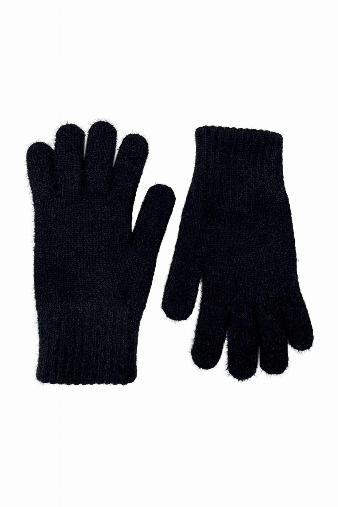 Rękawiczki, Model: Malus-Rękawiczki, Kolor: czarny, Skład materiału: 20% Moher; 10% Wełna; 50% Akryl; 20% Poliamid, Przeznaczenie: Jesień/Zima, Rozmiar: Uniwersalny