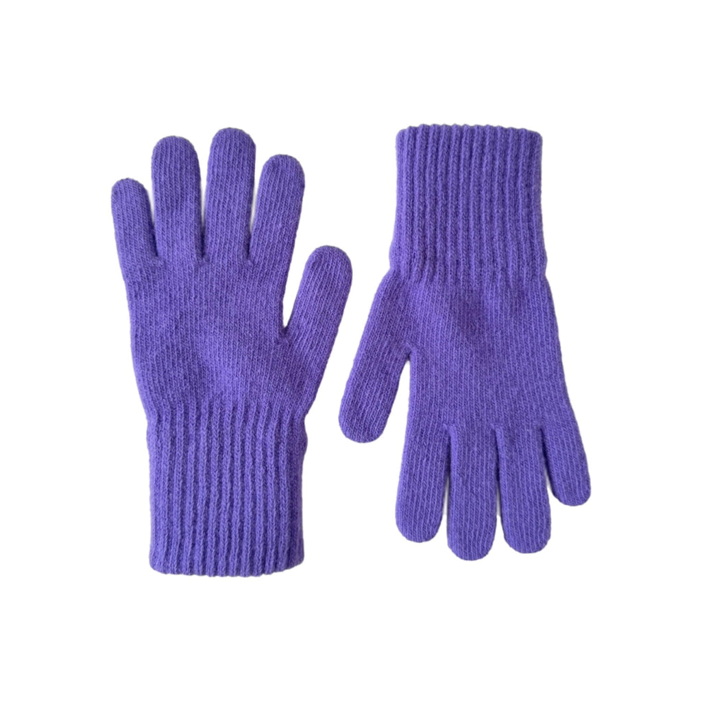 Rękawiczki, Model: Rękawiczki*01, Kolor: fioletowy, Skład materiału: 80% Wełna; 20% Poliamid, Przeznaczenie: Jesień/Zima, Rozmiar: Uniwersalny (Rękawiczki, zdjęcie 3)