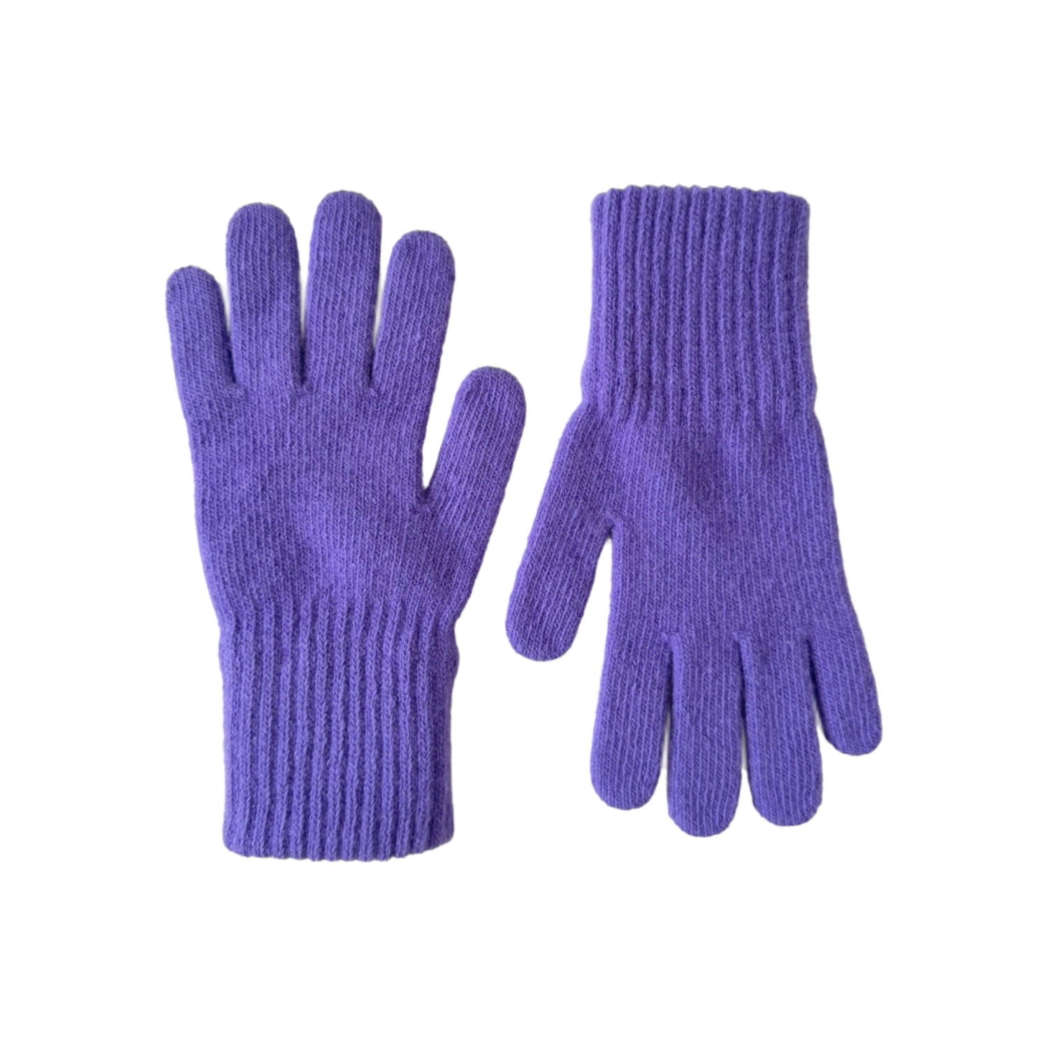 Rękawiczki, Model: Rękawiczki*01, Kolor: fioletowy, Skład materiału: 80% Wełna; 20% Poliamid, Przeznaczenie: Jesień/Zima, Rozmiar: Uniwersalny (Rękawiczki, zdjęcie 3)