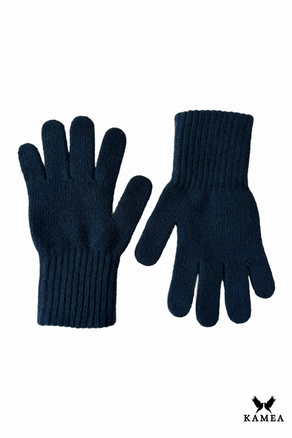 Rękawiczki, Model: Rękawiczki*01, Kolor: granatowy, Skład materiału: 80% Wełna; 20% Poliamid, Przeznaczenie: Jesień/Zima, Rozmiar: Uniwersalny