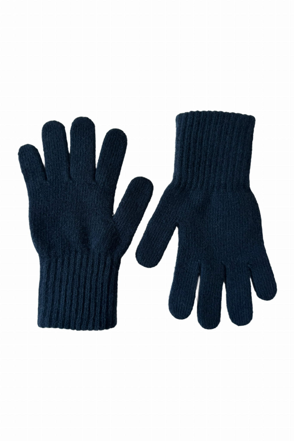 Rękawiczki, Model: Rękawiczki*01, Kolor: granatowy, Skład materiału: 80% Wełna; 20% Poliamid, Przeznaczenie: Jesień/Zima, Rozmiar: Uniwersalny (Rękawiczki, zdjęcie 2)