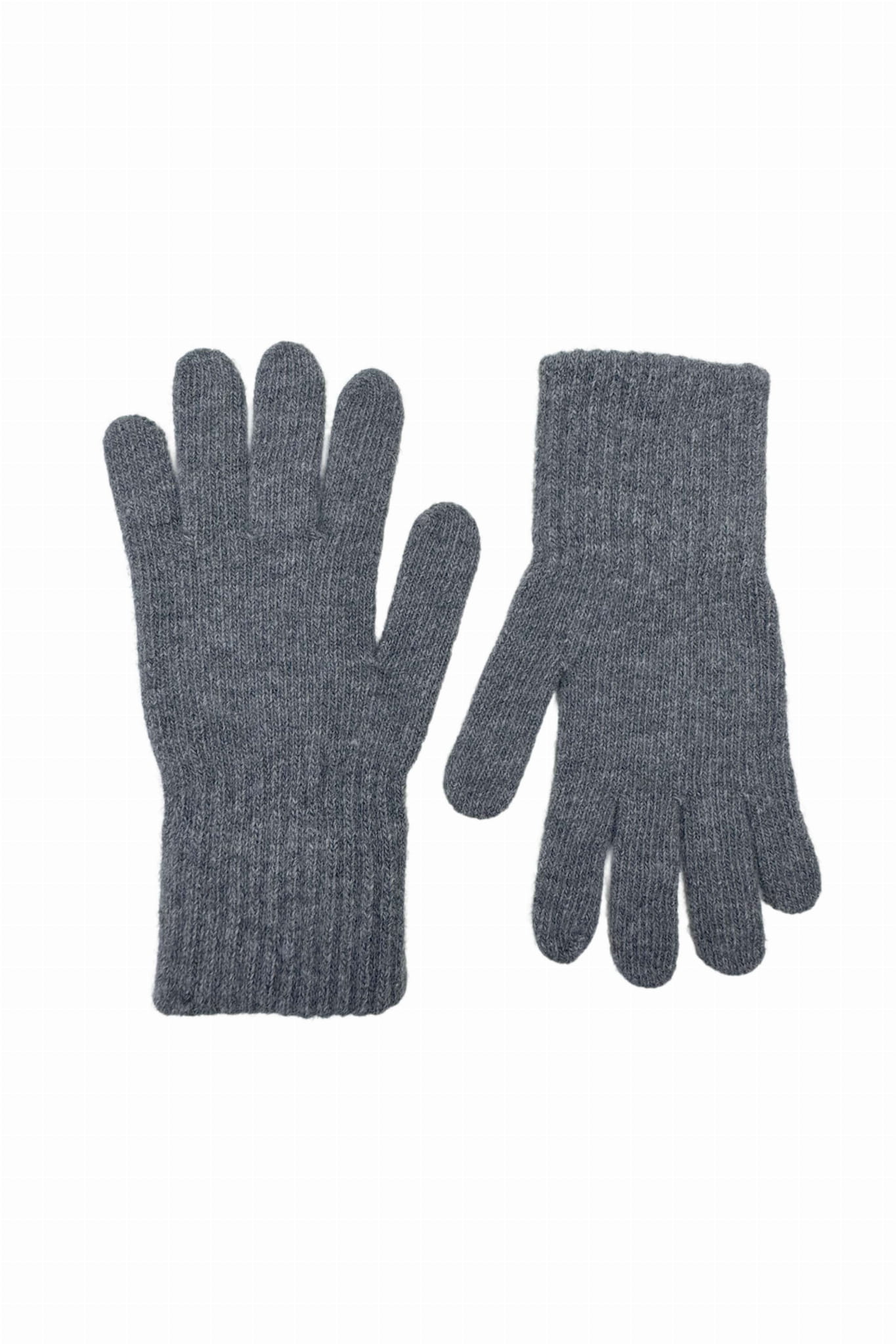 Rękawiczki, Model: Rękawiczki*01, Kolor: grafitowy, Skład materiału: 80% Wełna; 20% Poliamid, Przeznaczenie: Jesień/Zima, Rozmiar: Uniwersalny (Rękawiczki, zdjęcie 2)
