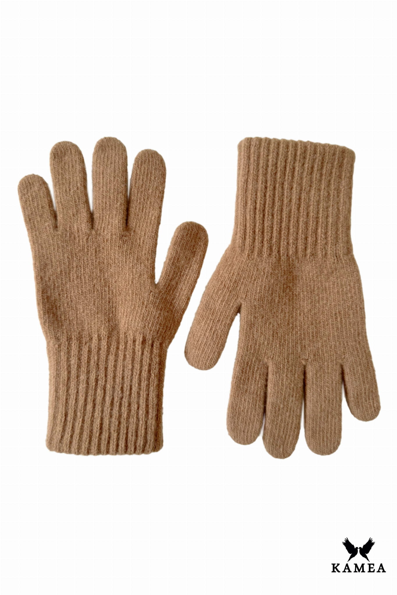 Rękawiczki, Model: Rękawiczki*01, Kolor: piaskowy, Skład materiału: 80% Wełna; 20% Poliamid, Przeznaczenie: Jesień/Zima, Rozmiar: Uniwersalny