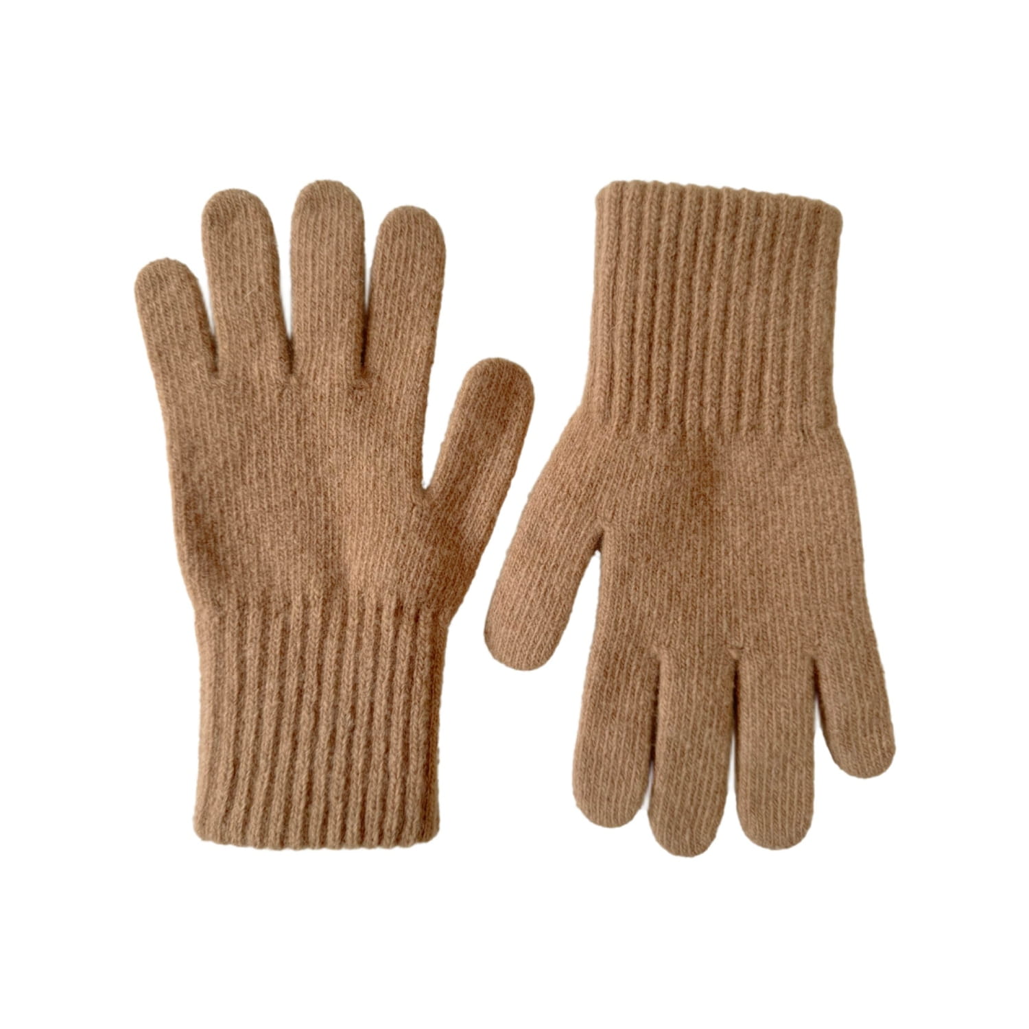 Rękawiczki, Model: Rękawiczki*01, Kolor: piaskowy, Skład materiału: 80% Wełna; 20% Poliamid, Przeznaczenie: Jesień/Zima, Rozmiar: Uniwersalny (Rękawiczki, zdjęcie 3)