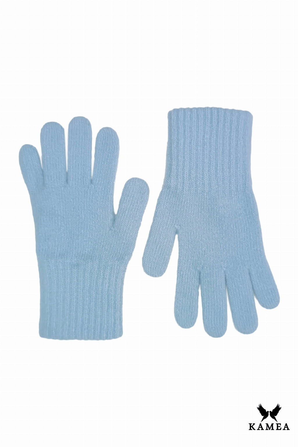 Rękawiczki, Model: Rękawiczki*01, Kolor: błękitny, Skład materiału: 80% Wełna; 20% Poliamid, Przeznaczenie: Jesień/Zima, Rozmiar: Uniwersalny