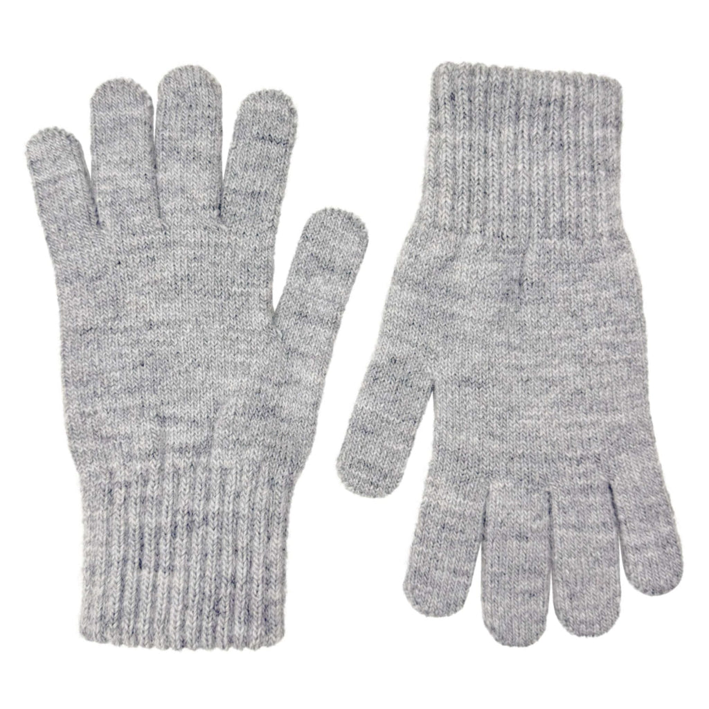 Klasyczne szare rękawiczki damskie Rękawiczki-05, ciepłe i elastyczne, doskonałe do każdej zimowej stylizacji | manufacture | Spironik.pl