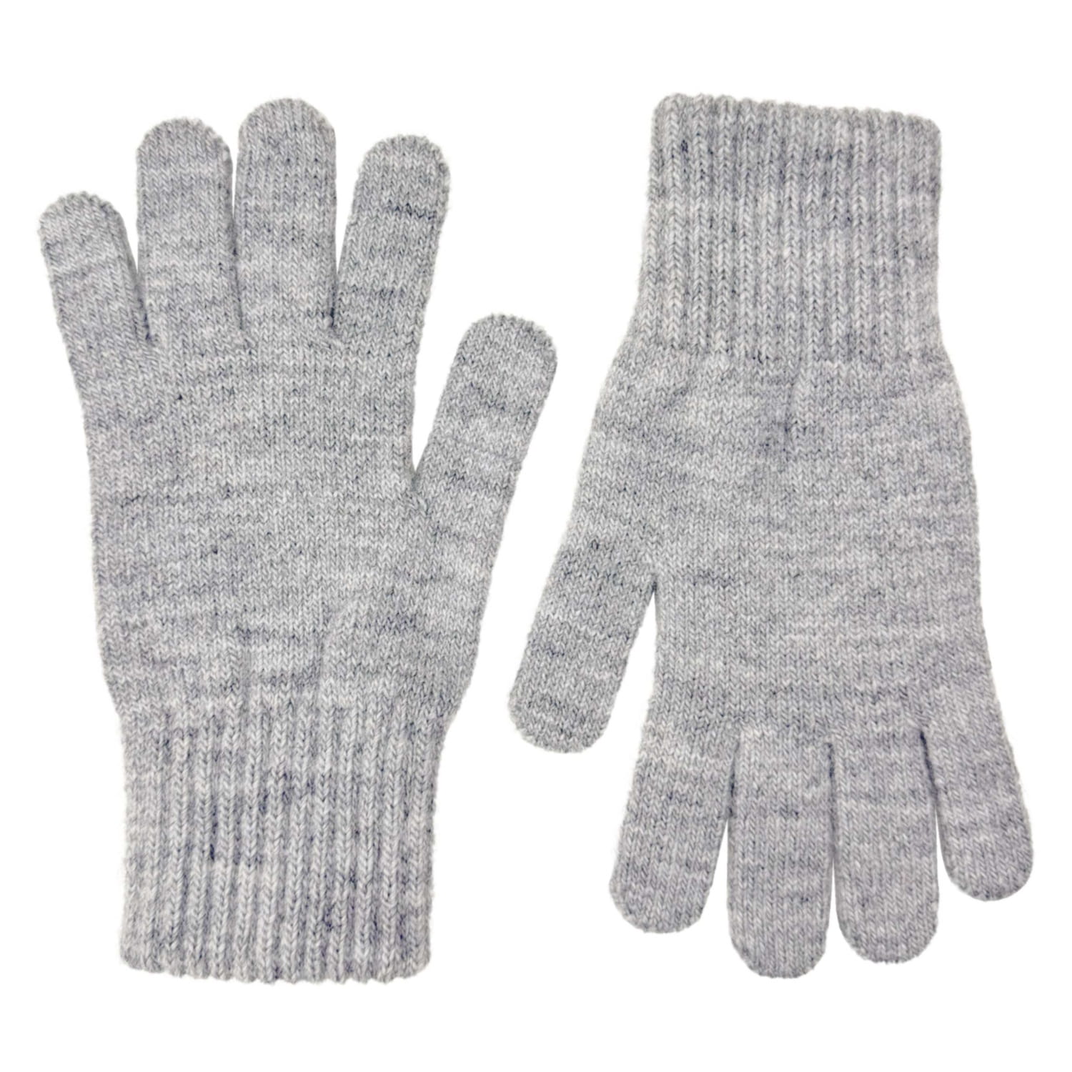 Klasyczne szare rękawiczki damskie Rękawiczki-05, ciepłe i elastyczne, doskonałe do każdej zimowej stylizacji | manufacture | Spironik.pl