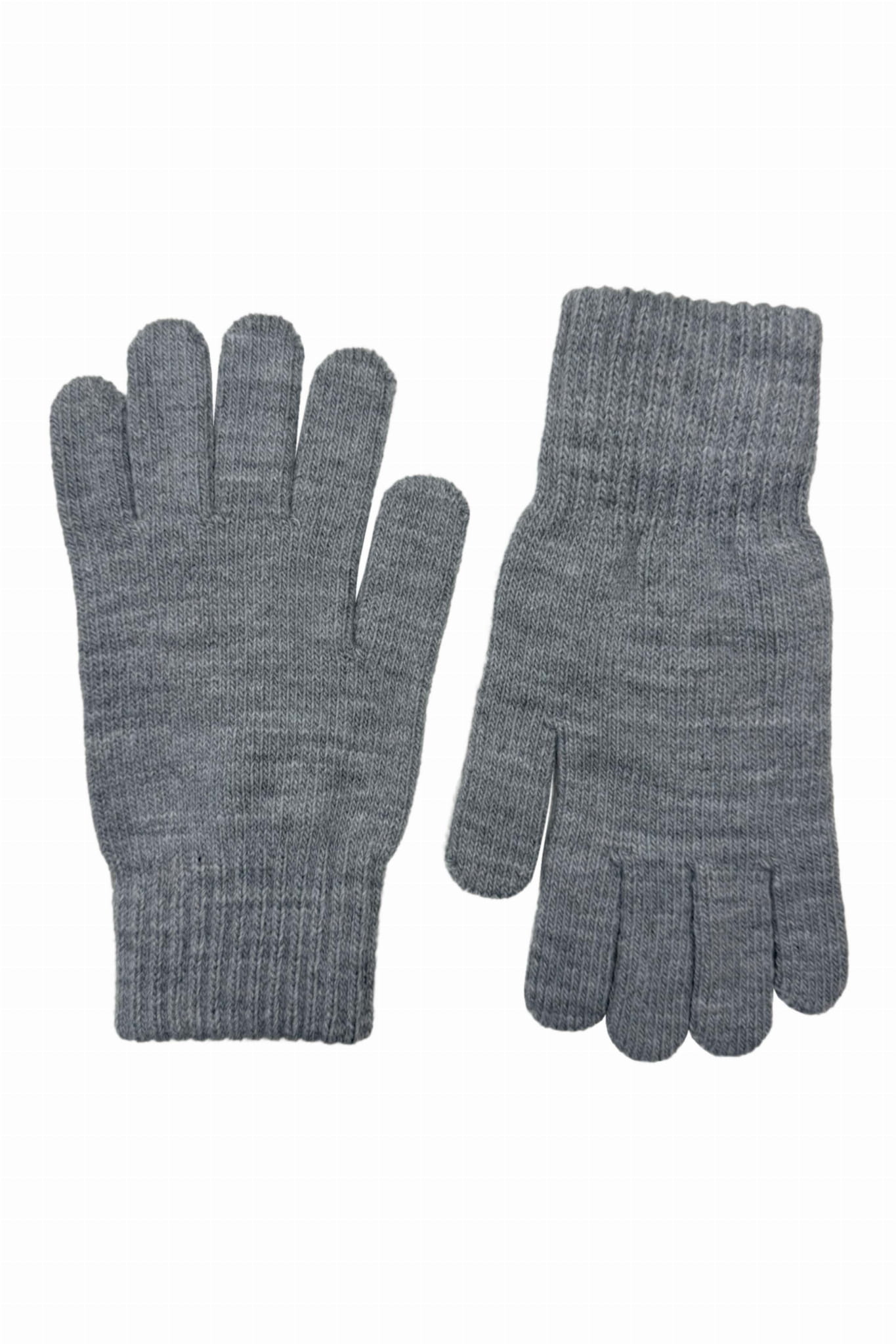 Rękawiczki, Model: Rękawiczki-04, Kolor: szary, Skład materiału: 50% Akryl; 30% Wełna; 20% Poliamid, Przeznaczenie: Jesień/Zima, Rozmiar: Uniwersalny (54-62)