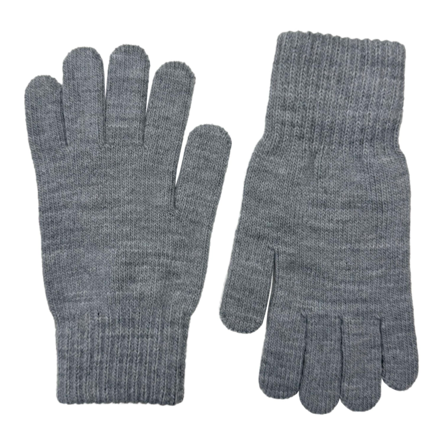 Rękawiczki, Model: Rękawiczki-04, Kolor: szary, Skład materiału: 50% Akryl; 30% Wełna; 20% Poliamid, Przeznaczenie: Jesień/Zima, Rozmiar: Uniwersalny (54-62) (Rękawiczki, zdjęcie 2)