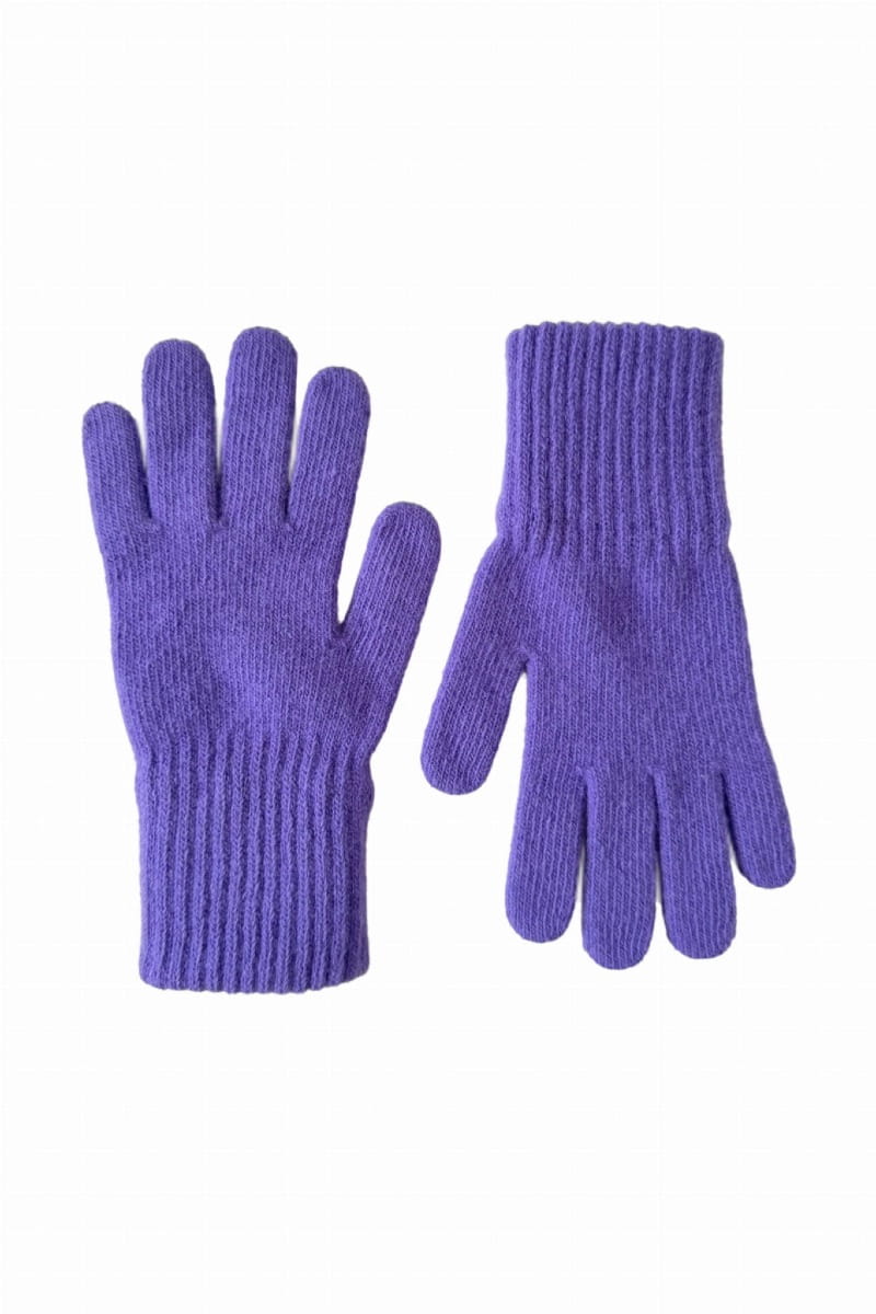 Rękawiczki, Model: Rękawiczki*01, Kolor: fioletowy, Skład materiału: 80% Wełna; 20% Poliamid, Przeznaczenie: Jesień/Zima, Rozmiar: Uniwersalny