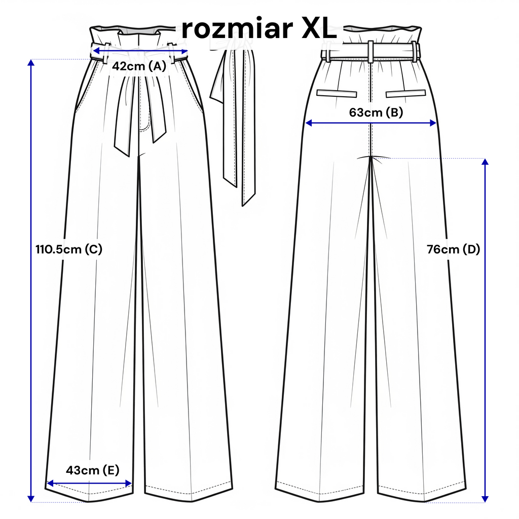 Elegancki fason spodni z zakładkami, które modelują sylwetkę i dodają klasy każdej stylizacji | Bastet | Spironik.pl