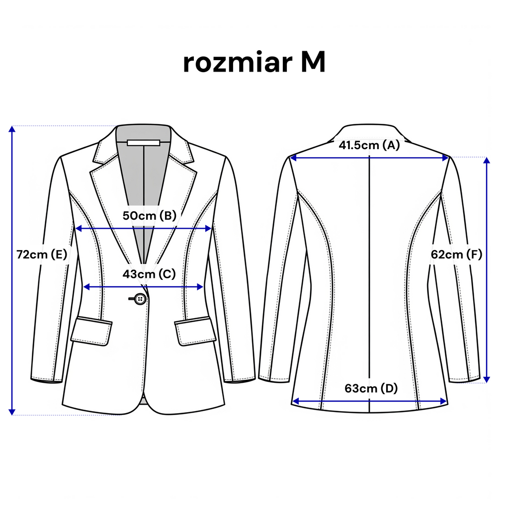 Funkcjonalny żakiet damski z wpuszczanymi kieszeniami, łączący elegancję z komfortem w modnych stylizacjach | Bastet | Spironik.pl