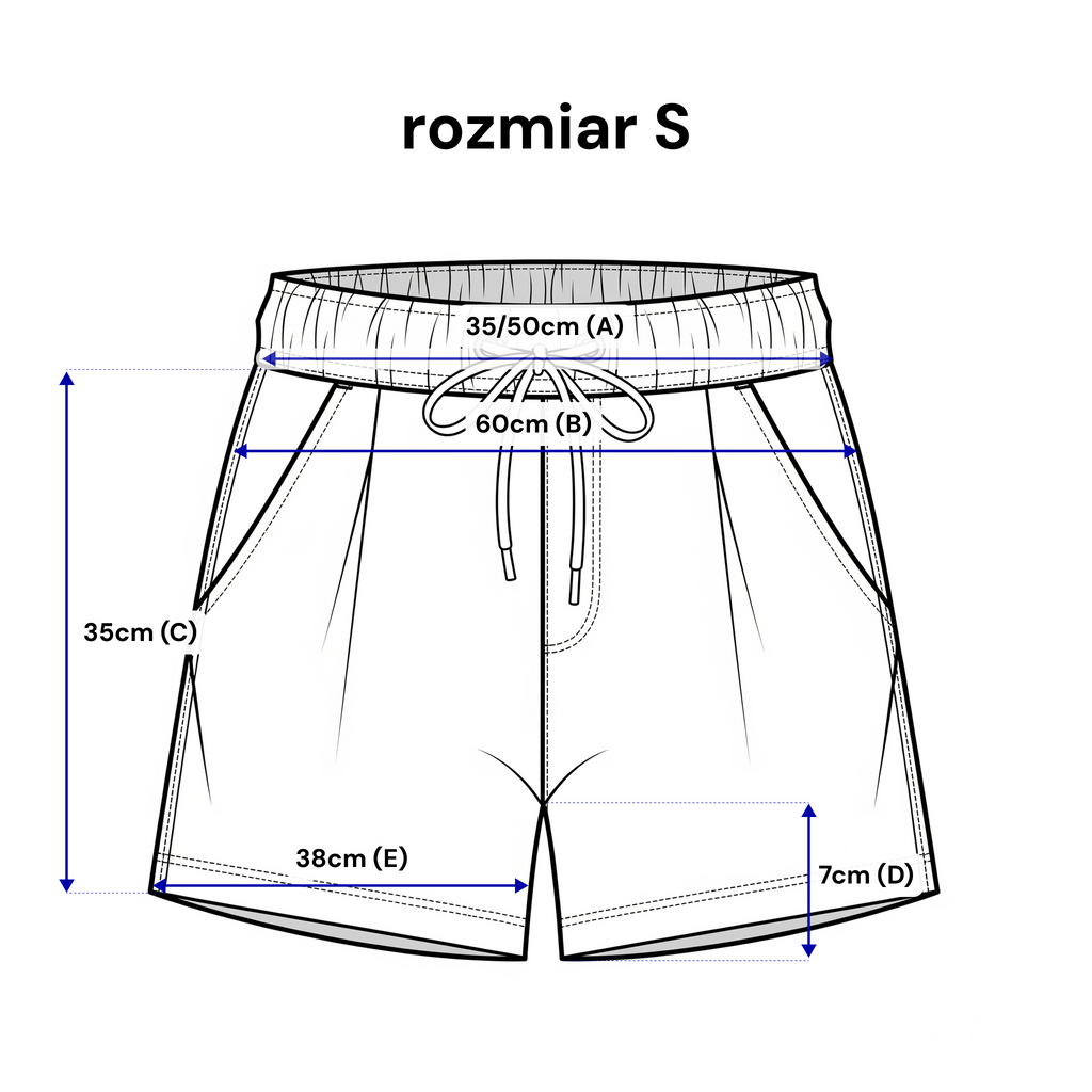 Żółte krótkie spodenki dresowe z kontrastowym sznurkiem, idealne na aktywne dni i relaks w domu | Bastet | Spironik.pl