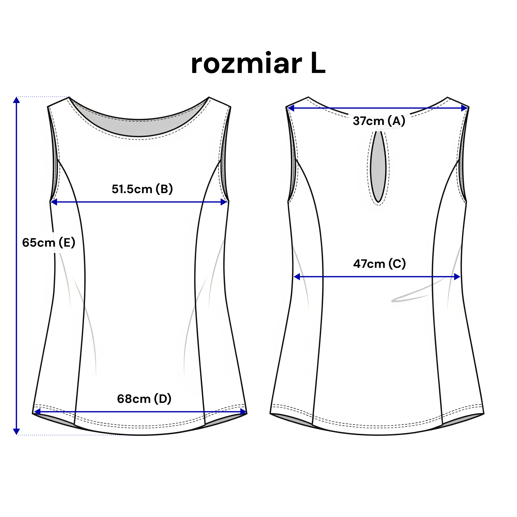 Taliowany top w błękitnym kolorze, świetnie komponujący się z szerokimi spodniami i ołówkowymi spódnicami | Bastet | Spironik.pl
