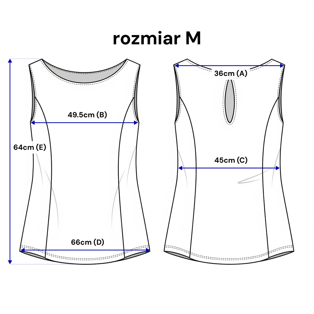 Taliowany top z półokrągłym dekoltem w kolorze grafitowym, doskonały do zestawienia z szerokimi spodniami | Bastet | Spironik.pl