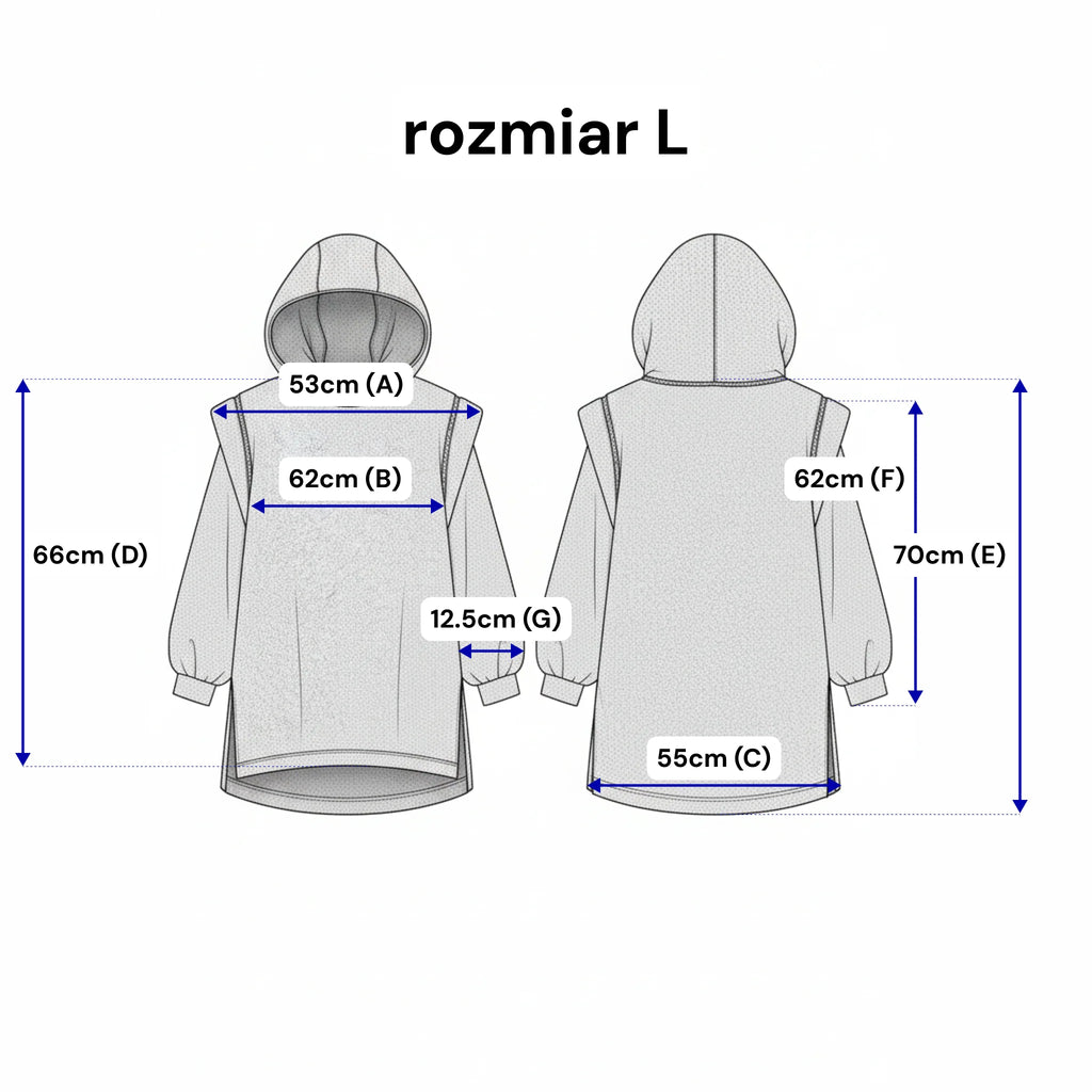 Bluza baranek z kapturem - Bastet by Agnieszka Włodarczyk. Kolor Karmelowy