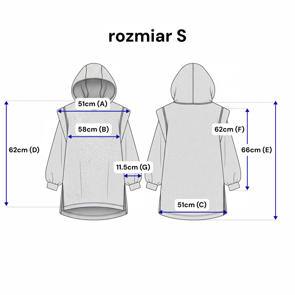 Bluza baranek z kapturem - Bastet by Agnieszka Włodarczyk. Kolor Karmelowy