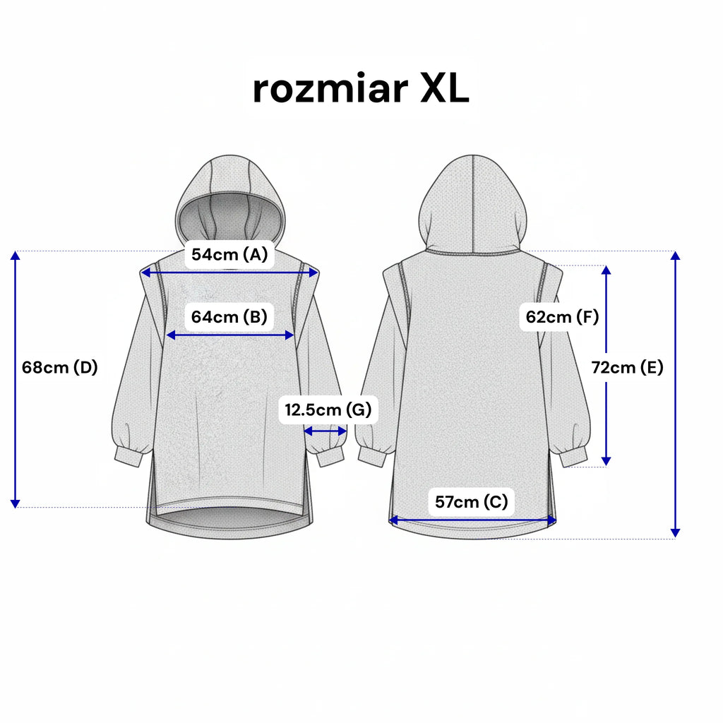 Bluza baranek z kapturem - Bastet by Agnieszka Włodarczyk. Kolor Karmelowy