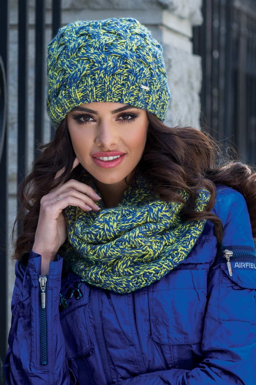 Čepice, Model: Marta, Barva: námořnická modrá, Složení materiálu: 70% Vlna; 30% Polyamid; Podšívka: 100% Polyester, Velikost: Univerzální (54-60) (Čepice, fotografie 2)
