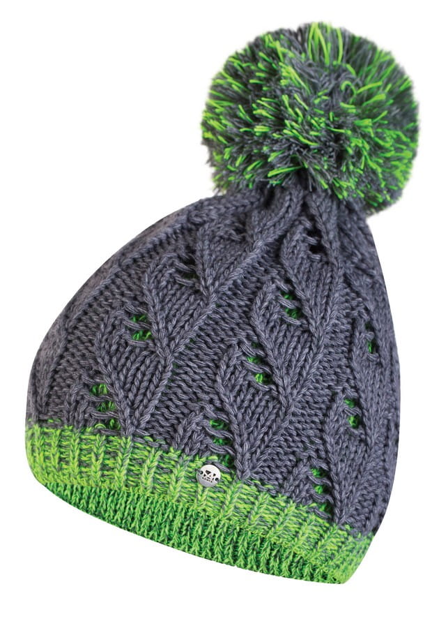 Czapka Damska, Model: Catrina, Kolor: szary, Skład materiału: 70% Wełna; 30% Akryl, Przeznaczenie: Jesień/Zima, Rozmiar: Uniwersalny (54-60) (Czapka Damska, zdjęcie 3)