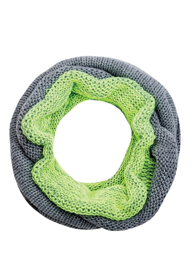 Komin Damski, Model: Catrina-Komin, Kolor: szary, Skład materiału: 70% Wełna; 30% Akryl, Przeznaczenie: Jesień/Zima (Komin Damski, zdjęcie 5)